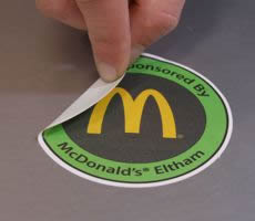 Die Cut Repositional Sticker